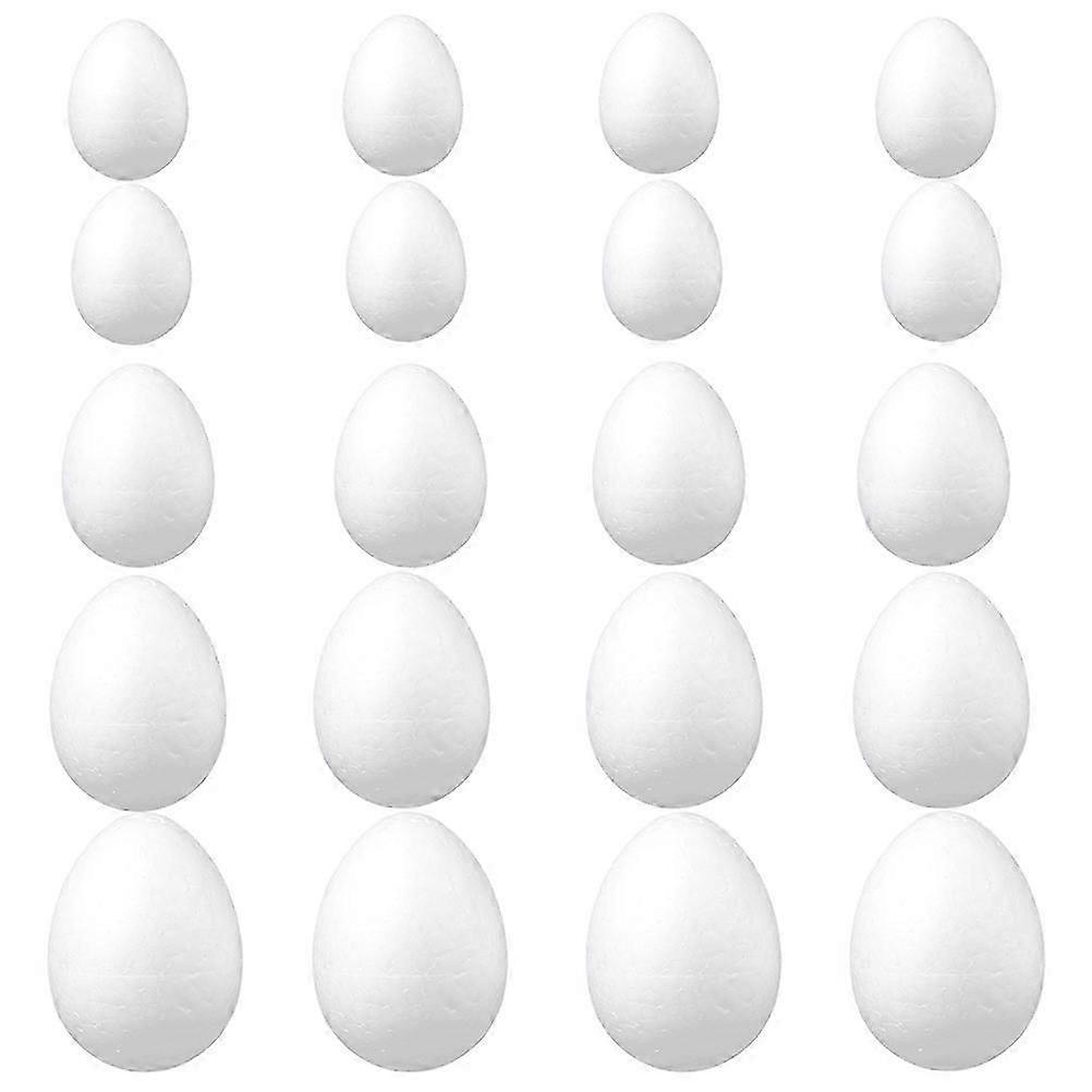 20pcs Funny Easter DIY Eggs Eggs Easter Simulation Eggs Hand Painted Egg