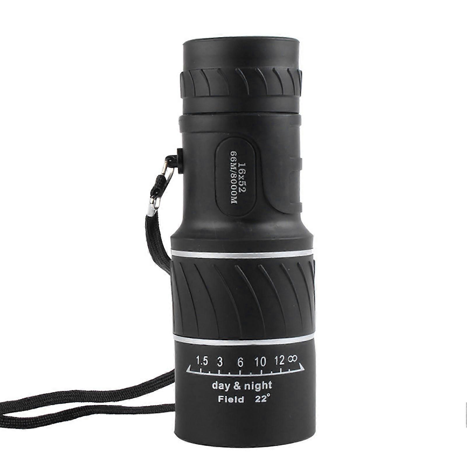 HD 16x Monocular Telescope - Portable, High-Powered, Clear Imaging for Outdoor Adventures
