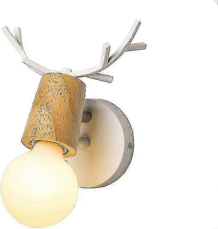 Antlers Log Wall Lamp Modern Minimalist Personality Wrought Iron Led Restaurant Bar Corridor_m24