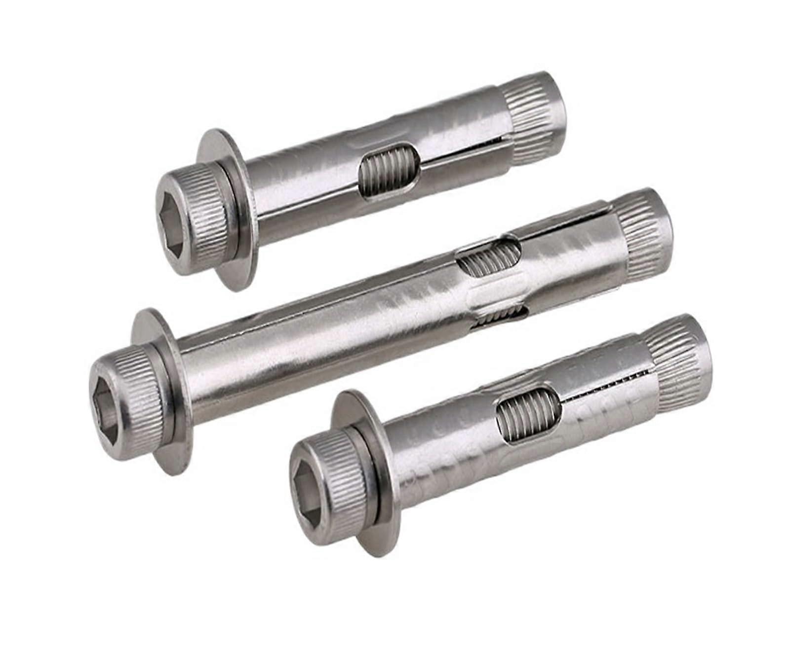 304 Stainless Steel Internal Expansion Screw M8 Hexagon Bolt 80mm 2PCS for M6 M10 M12 Applications