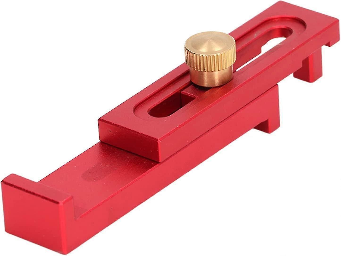 Depth Measuring Ruler, Sawtooth Ruler 5-40mm Depth Gauge And Mini Gap Gauge For Woodworking, Aluminum Alloy Depth Line Ruler(t2)