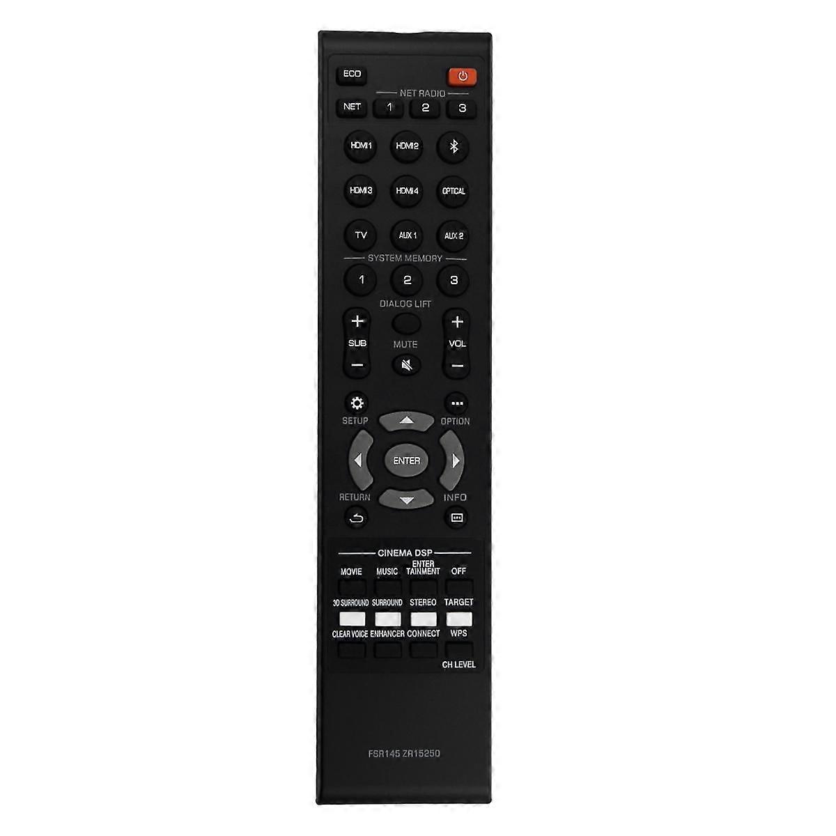 Replace FSR145 ZR15250 Remote Control for MusicCast Sound Bar Remote Control FSR145 ZR15250 YSP-5600 YSP-5600BL