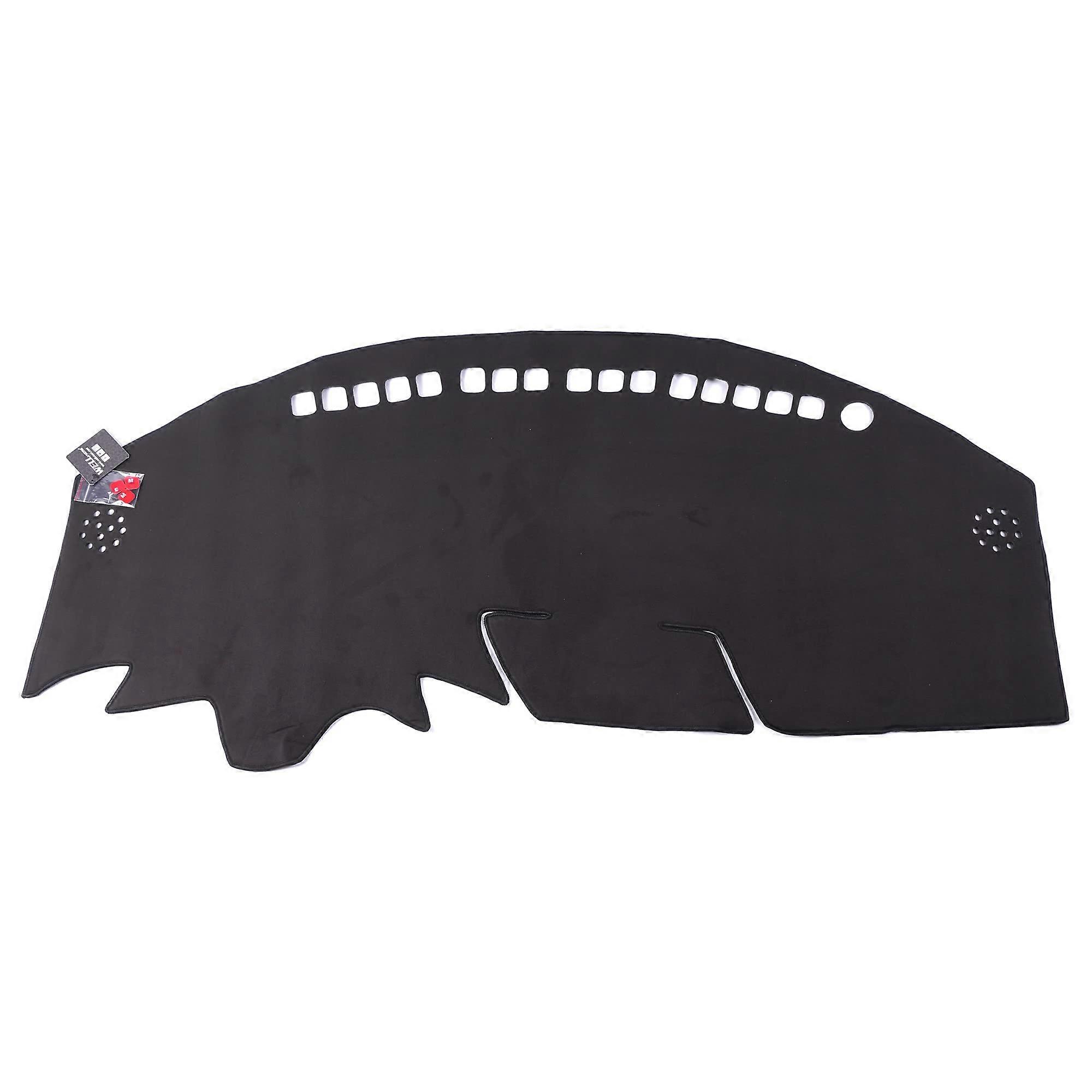 Wellvisors Dash Mat Dashboard Cover Συμβατό Honda με 20112016 CRZ Suede Μαύρο