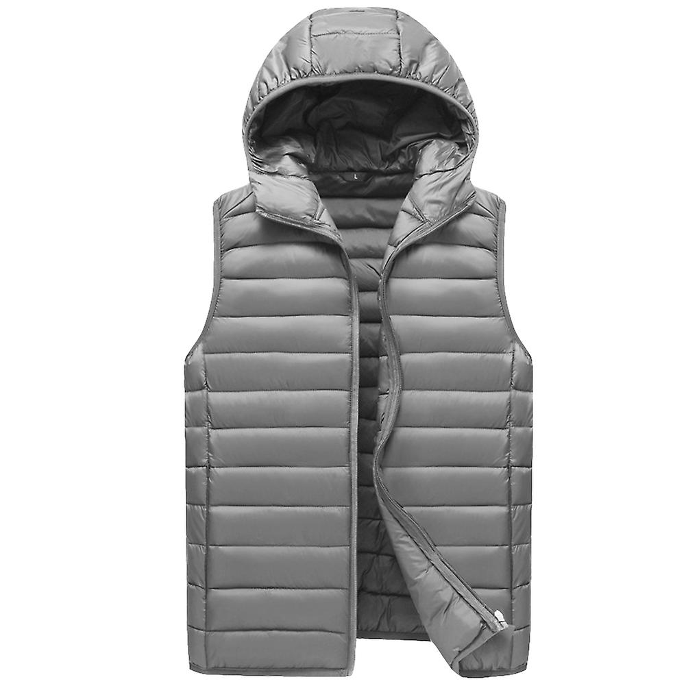 Homemiyn Mens Hooded Gilet Lightweight 