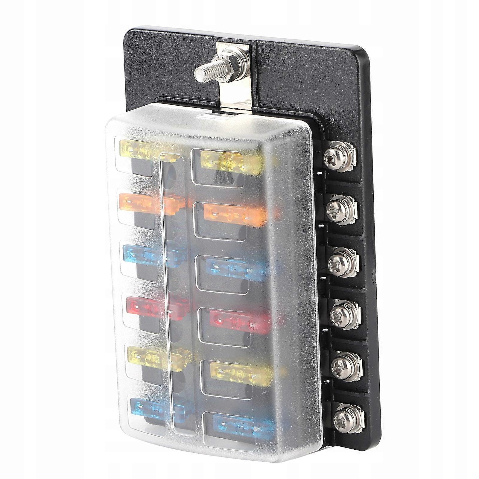 12-way Block Fuse Box