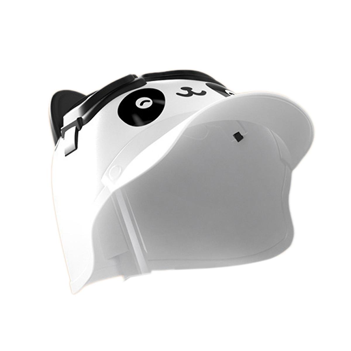 الكرتون خوذة صغيرة دراجة نارية دراجة كهربائية قوس الباندا