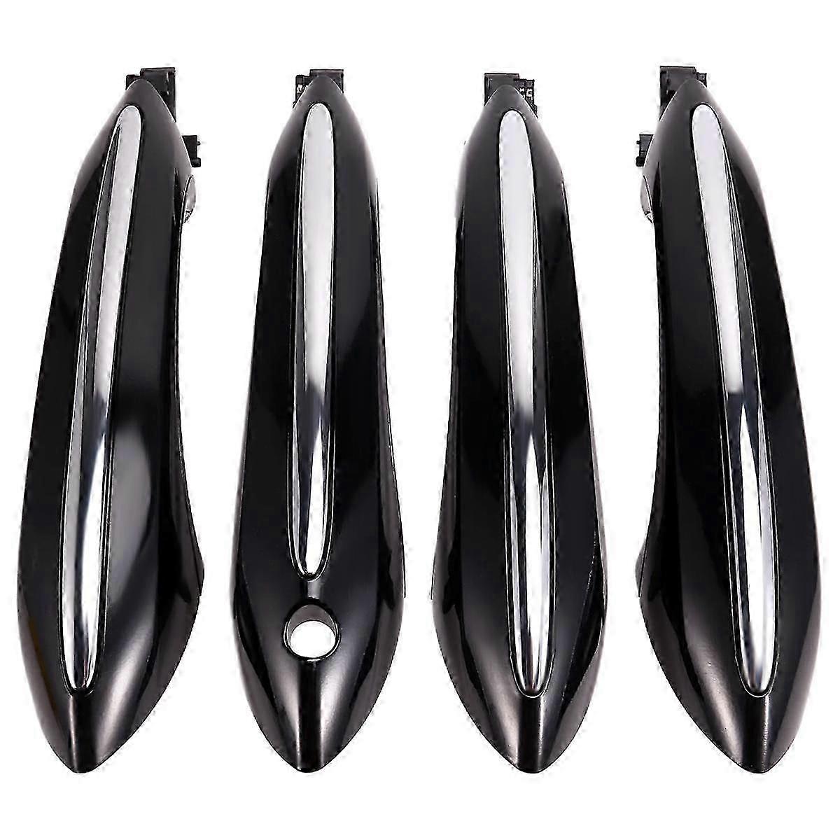 4Pc poignée de porte extérieure + lumière pour 5 6 7 série F07 F10 F11 F06 F12 F13 F01 F02 F03 F04 51217276243 51217231929 LHD