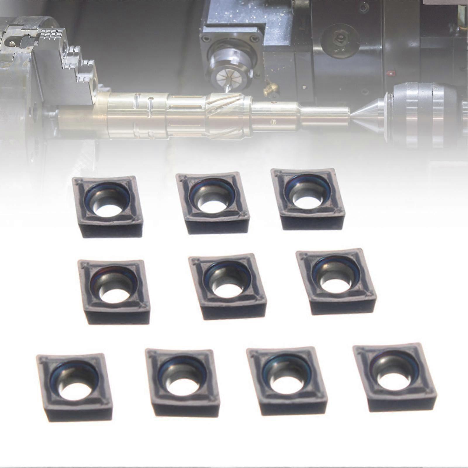 10 Teile / Karton CCMT2-1-SM CCMT060204-SM IC907 CNC-Einsatz Diamantform Starke Schlagfestigkeit Langlebige Wendeschneidplatten mit hoher Härte zum Schneiden von Mengxi