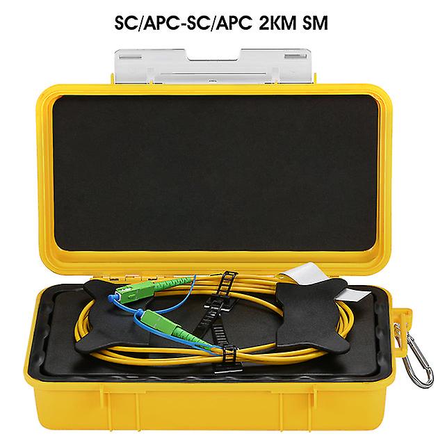 Sc/apc-sc/apc Otdr Dead Zone Eliminator,fiber Rings 500m Fiber Optic Otdr Launch Cable Box 1km 2km Sm 1310/1550nm