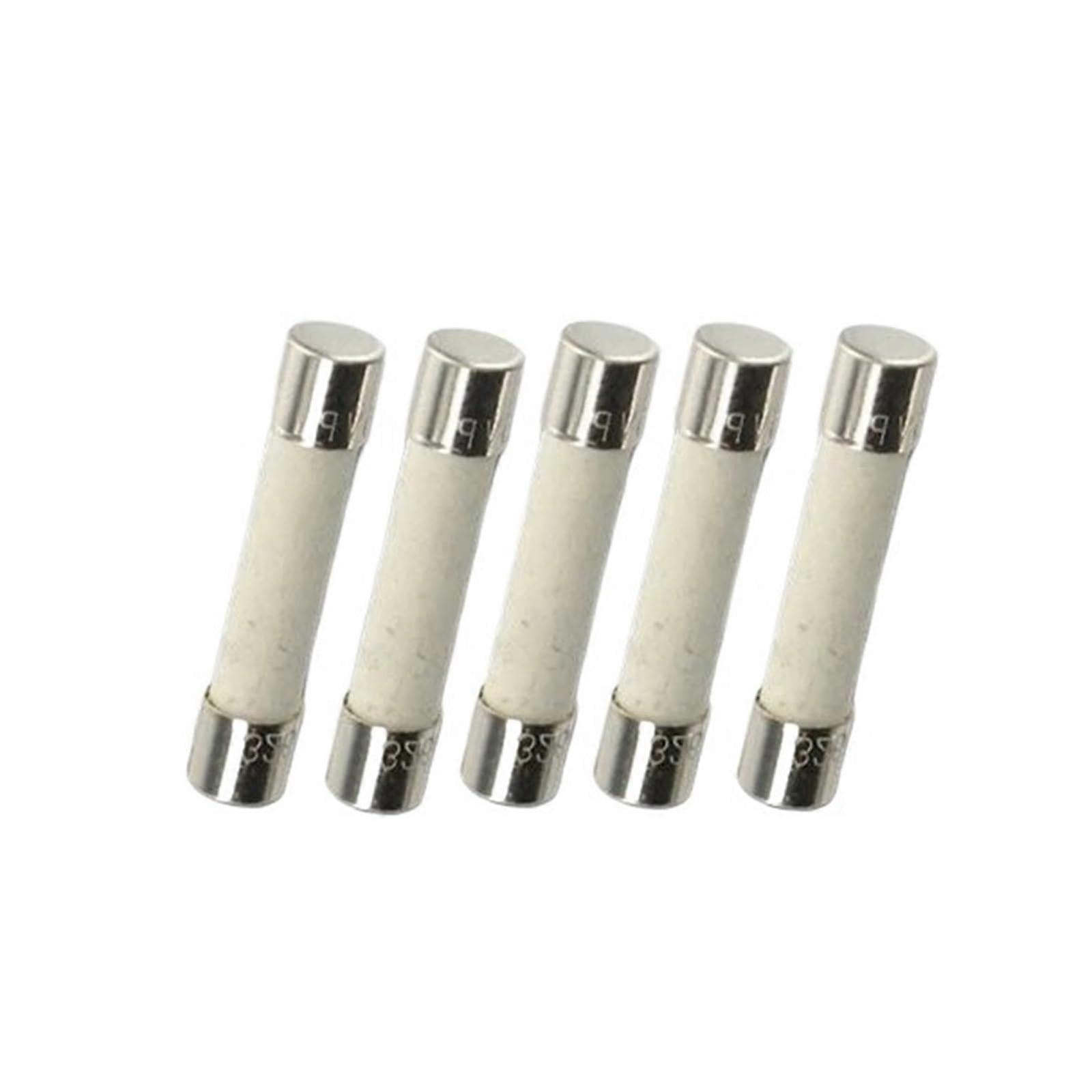 T7A 125V Ceramic Fuse Pack Of 5 Model T7A For Electrical Circuits