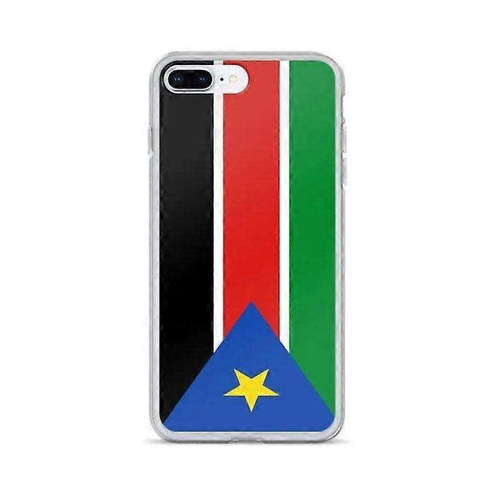 iPhone Case - iPhone 7 Plus - South Sudan Flag - Soft - Multicolor - Vertical