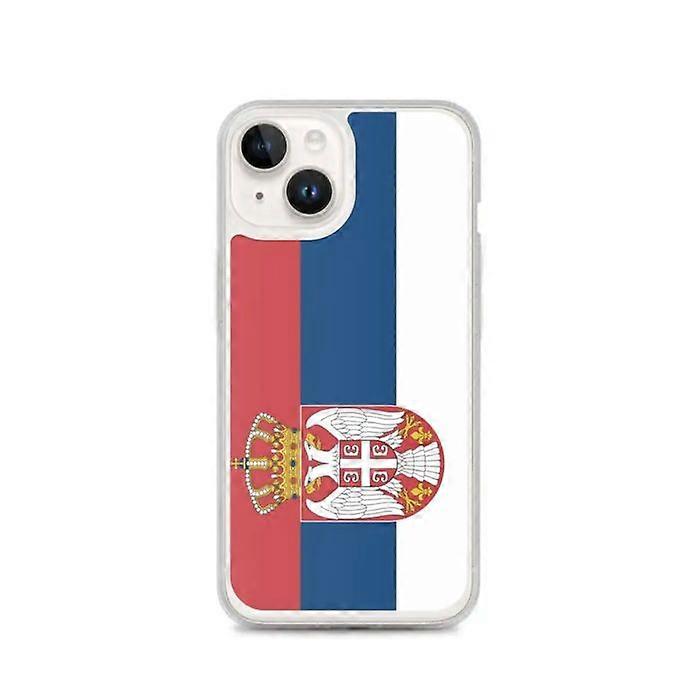 iPhone Case - PIXELFORMA - iPhone 14 - Flag of Serbia - Soft Silicone - Lightweight Design