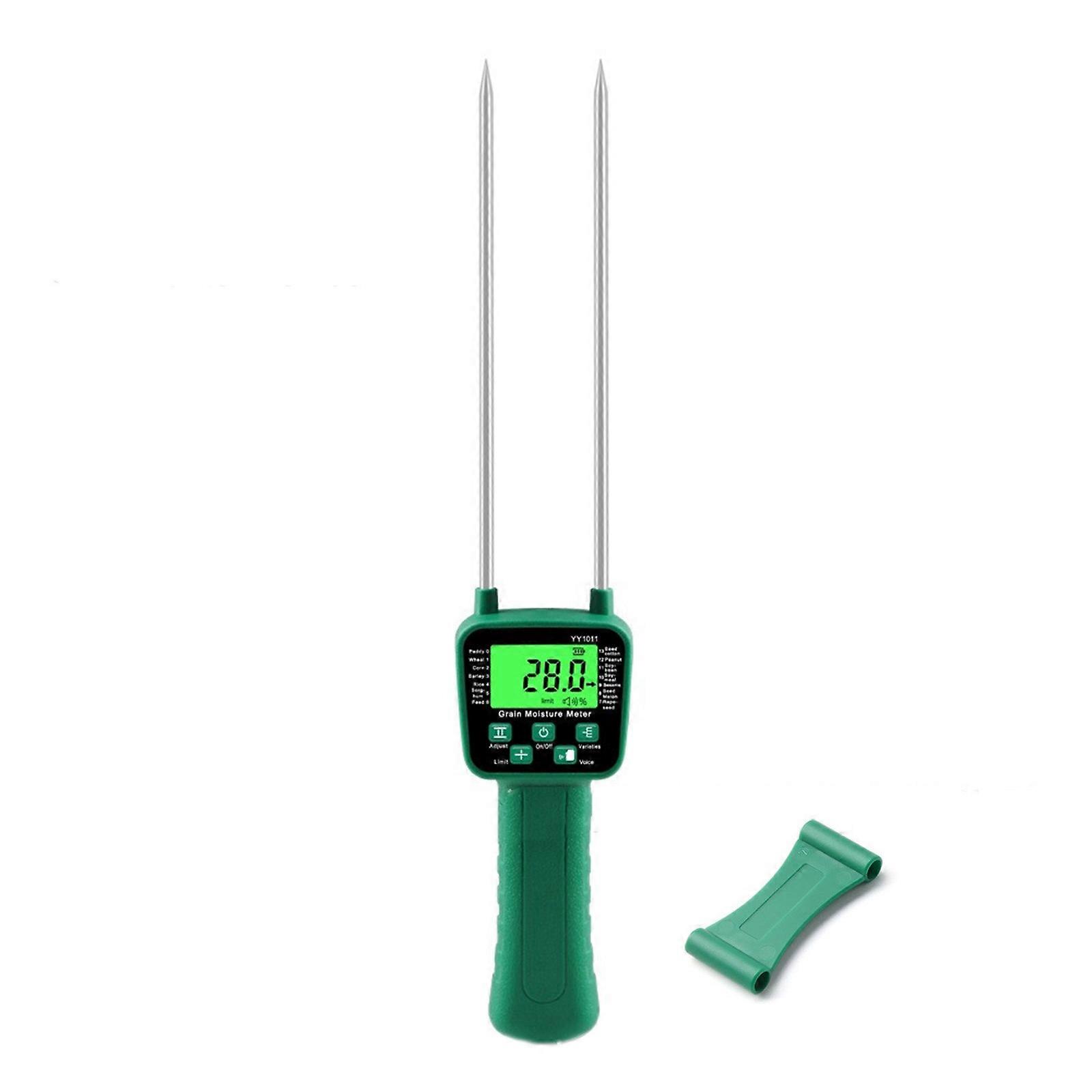 Clear LCD Display Grains Moisture Meter Water Measuring Depth with Adjustable Sensitivity for Agriculture Professional