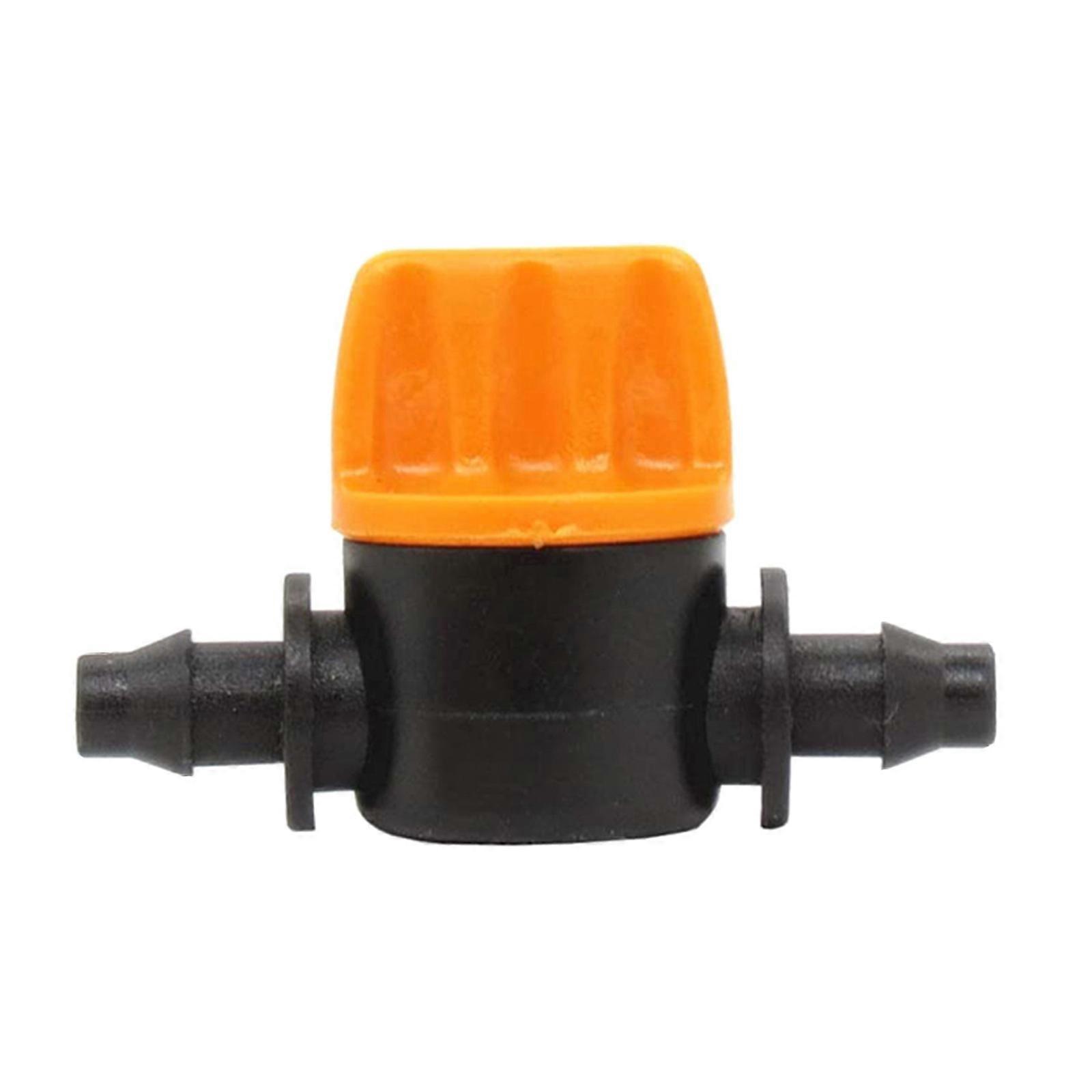 Mini Drip Irrigation Switch for Valve Gate Valves for 4/7MM Plastic Barbed Locking for Valve Water Stop Connector for Ga
