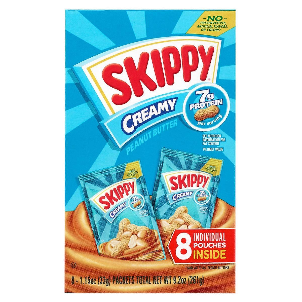 Skippy Individual Squeeze Peanut Butter - 1.15oz / 8ct