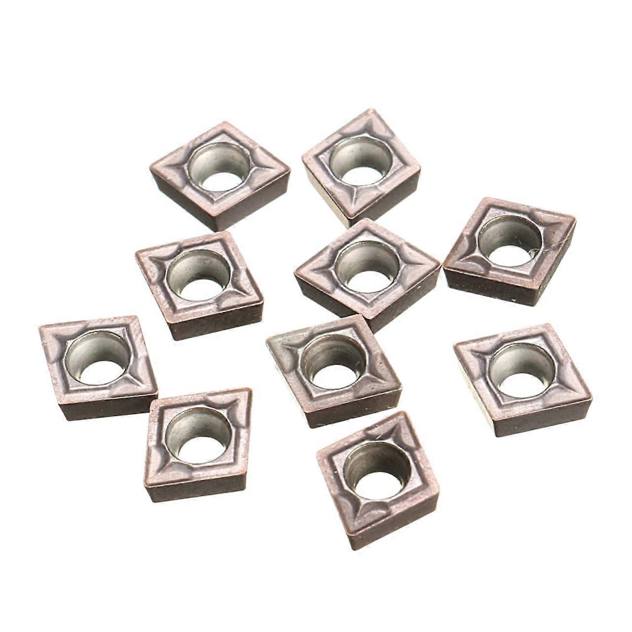 10 pieces CCMT carbide erts precise turning tools for CNC applications high strength and toughness for metal processing and industrial applications