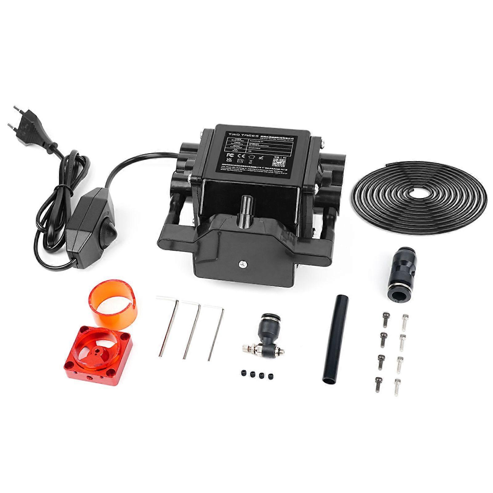 Air Assit Pump Engraver Accessory Adjustable High Airflow 10-30L/min to Remove Smoke and Easy to Install for Swiitol Engravers C18 PRO\C24 PRO\E6 PRO\