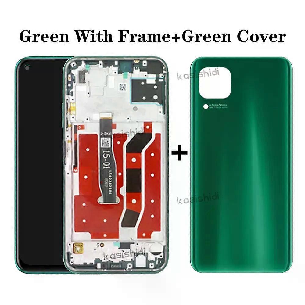 6.4"  LCD For Huawei P40 Lite JNY-LX1 Display Touch Screen Digitizer Assembly For Nova 6 SE Replacement Repair with Frame