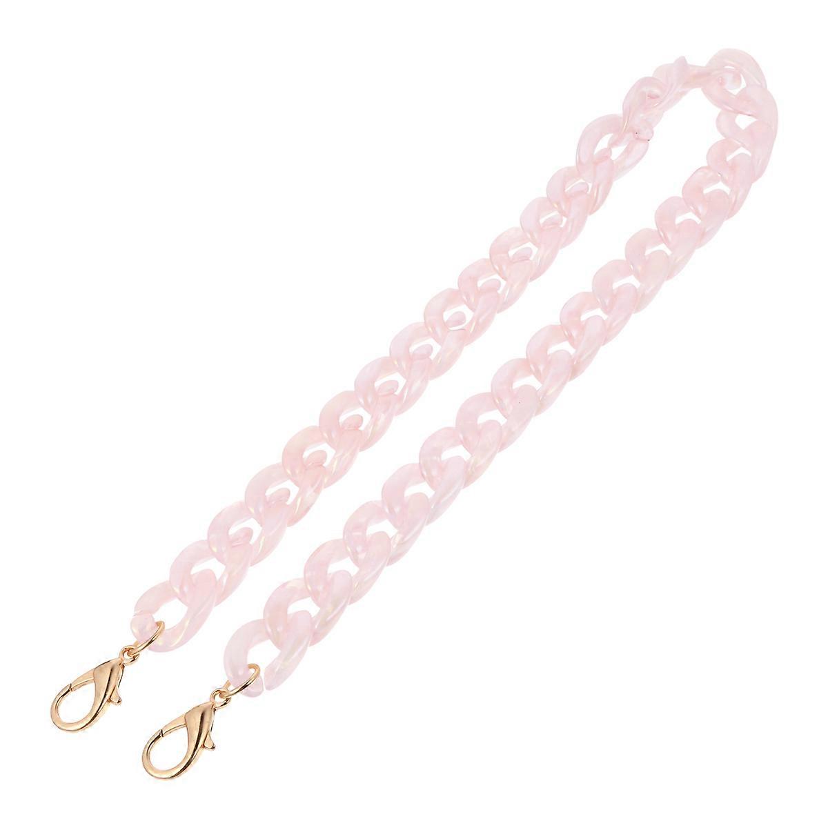 1Pc Versatile Chic Bag Chain Rainbow Fish Bone Chain Jewelry Bag Shoulder Strap