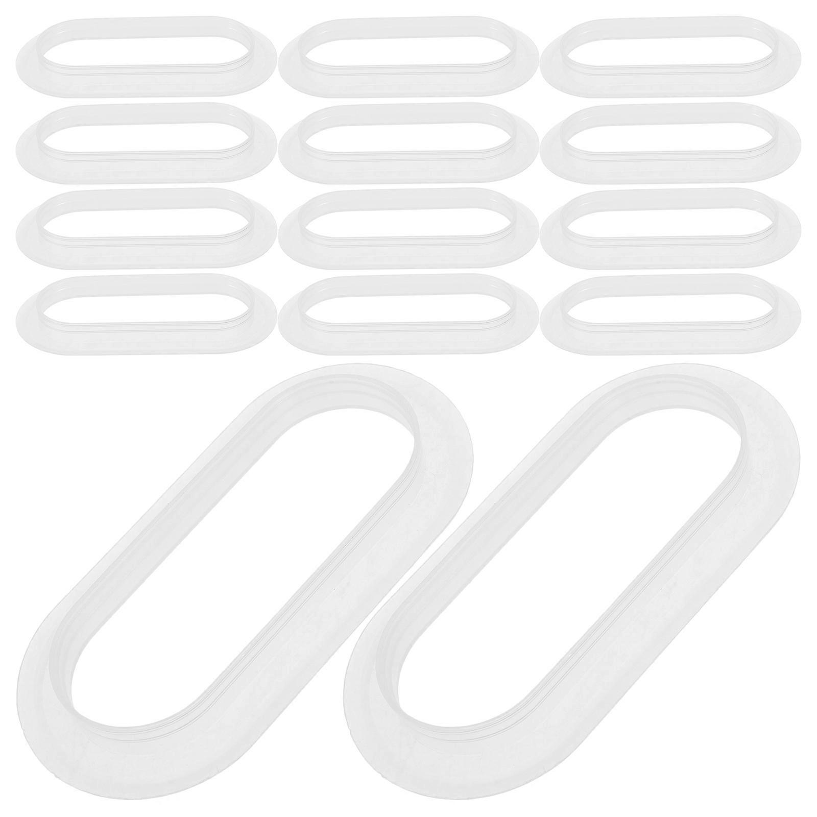 50pcs Transparent Durable Handles for Corrugated Boxes – Reliable Cardboard Box Handle Replacement for Moving & Storage
