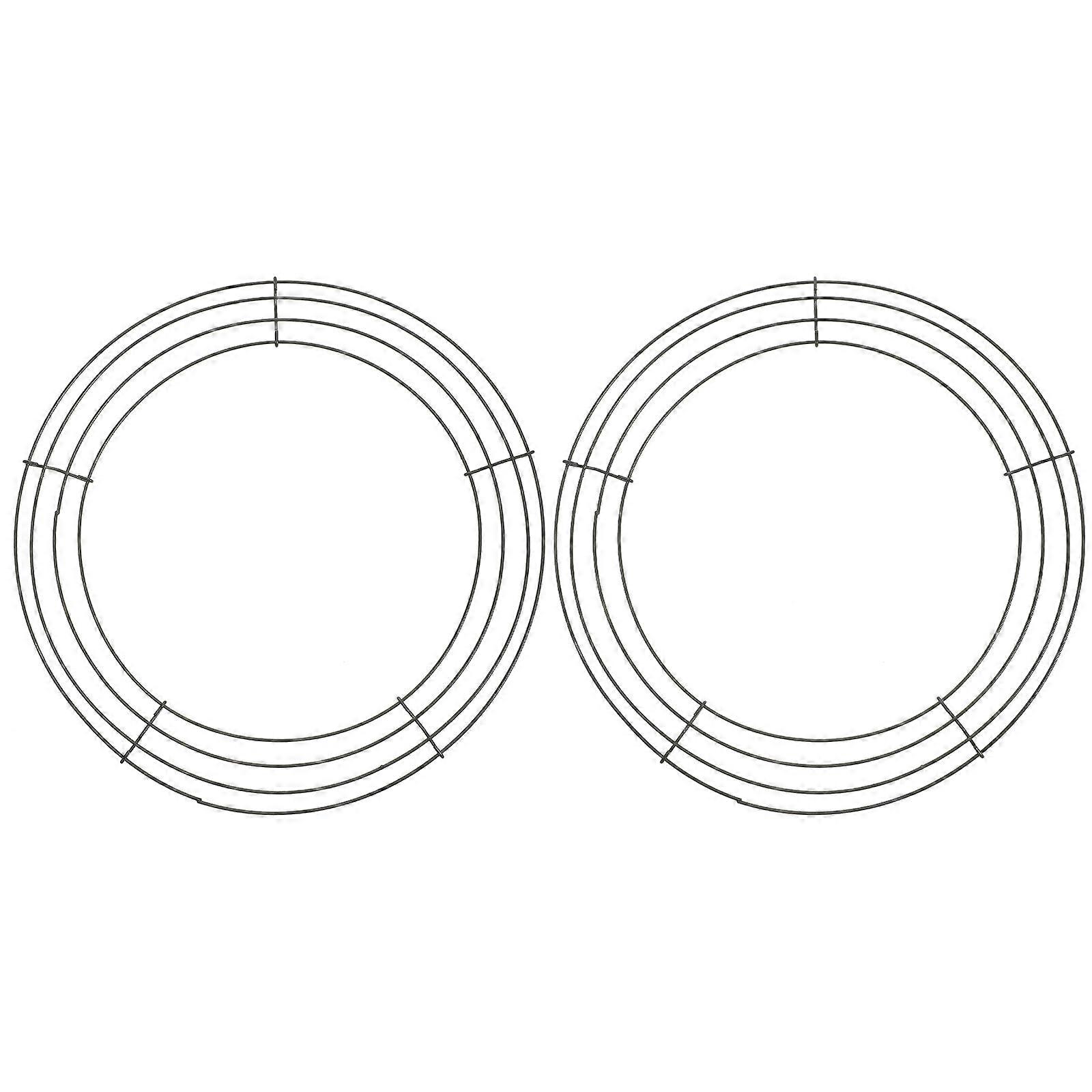 Circle Wire Rings for Wreath Crafting, Excellent Base for DIY Decor