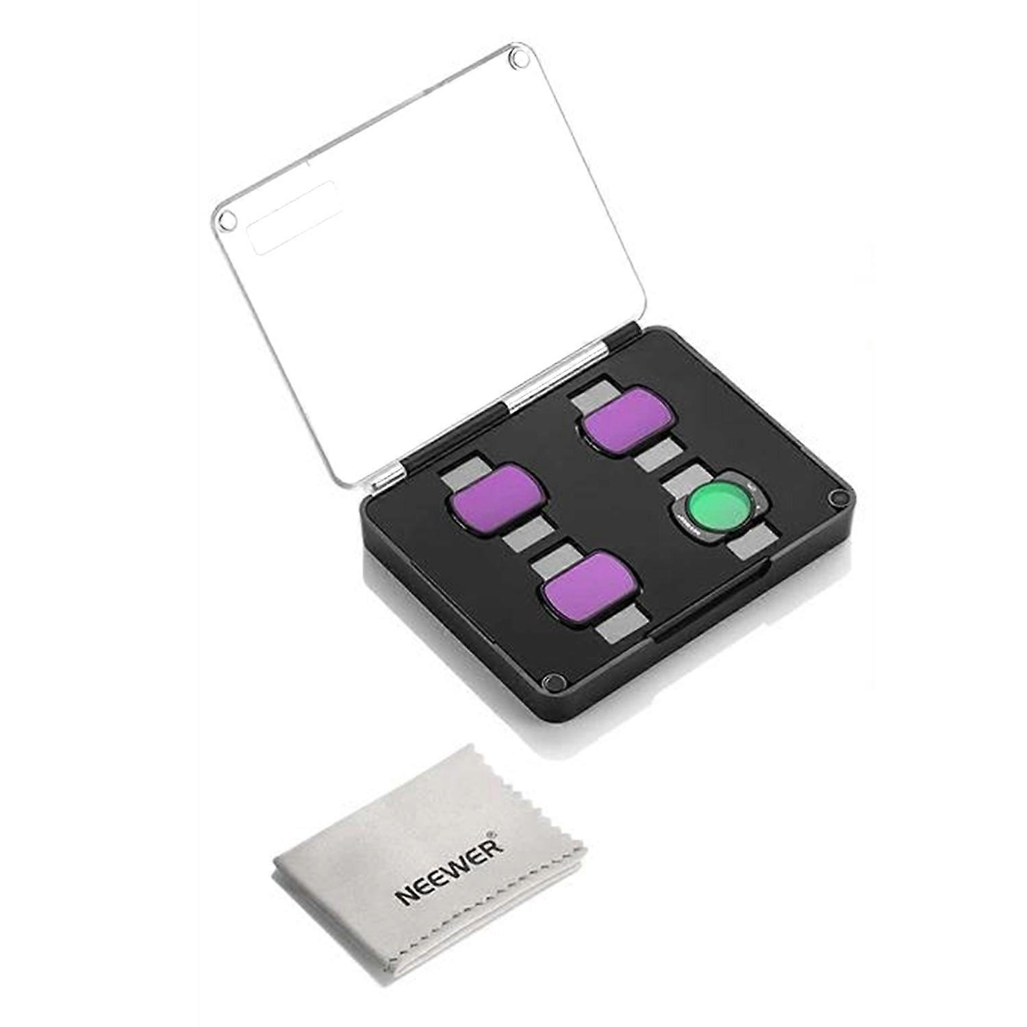 NEEWER FL-P5 4-Pack Magnetic ND Filter Kit for DJI Osmo Pocket 3 Variable Neutral Density Filters