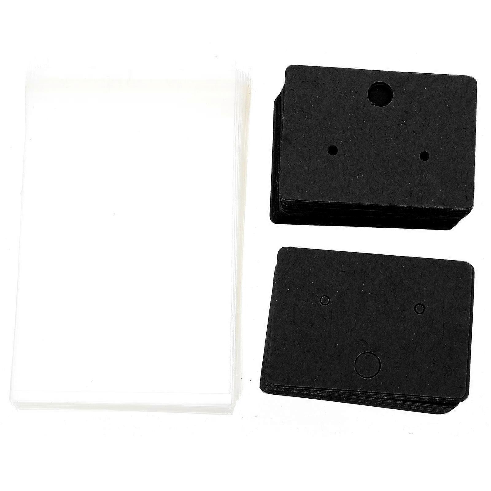Jewelry Display Cards Set with Bags, Supporting Tidy and Professional Presentations