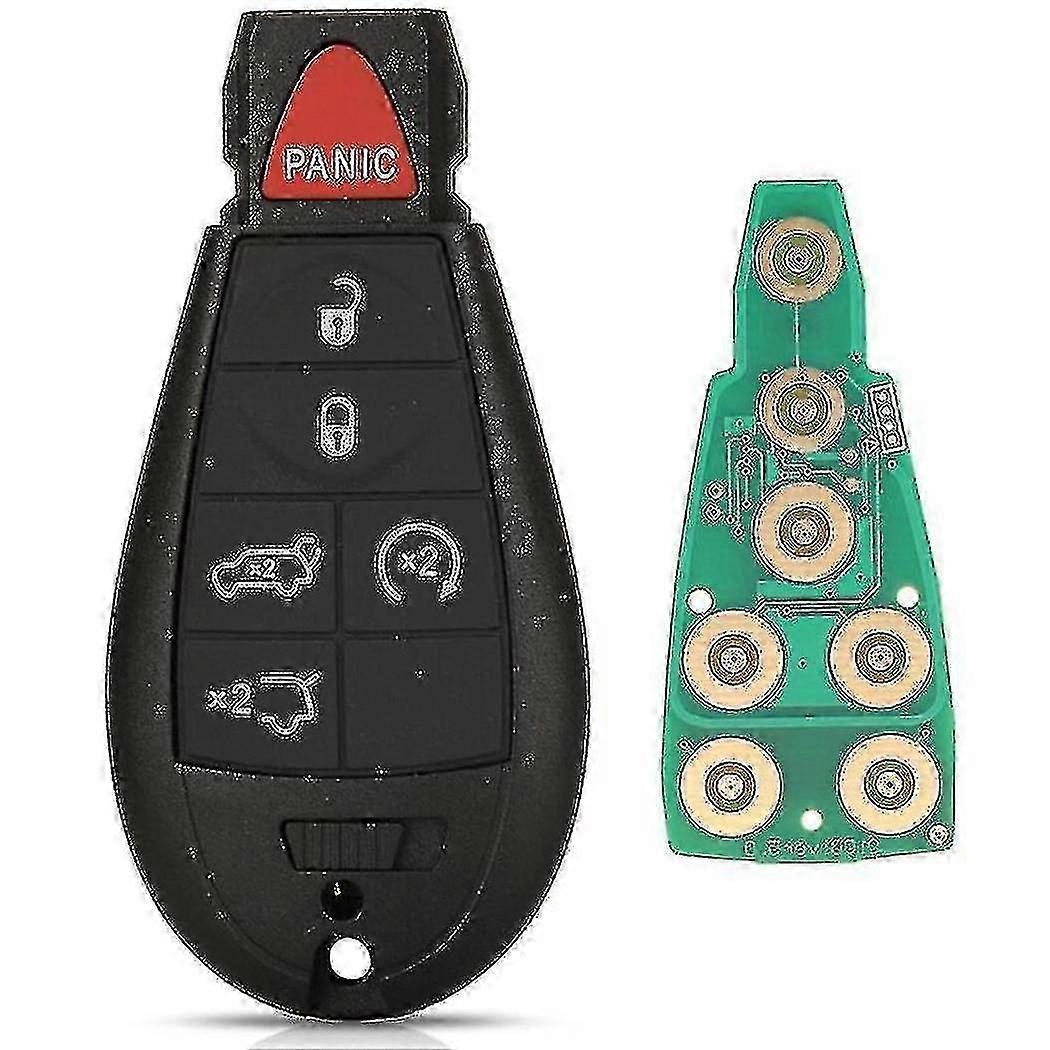 クライスラータウンカントリージープグランドチェロキーダッジキャラバンジャーニーIYZ-C01C Jスタイルキーブランク用433MHz 7941リモートキーフォブM3N5WY783X