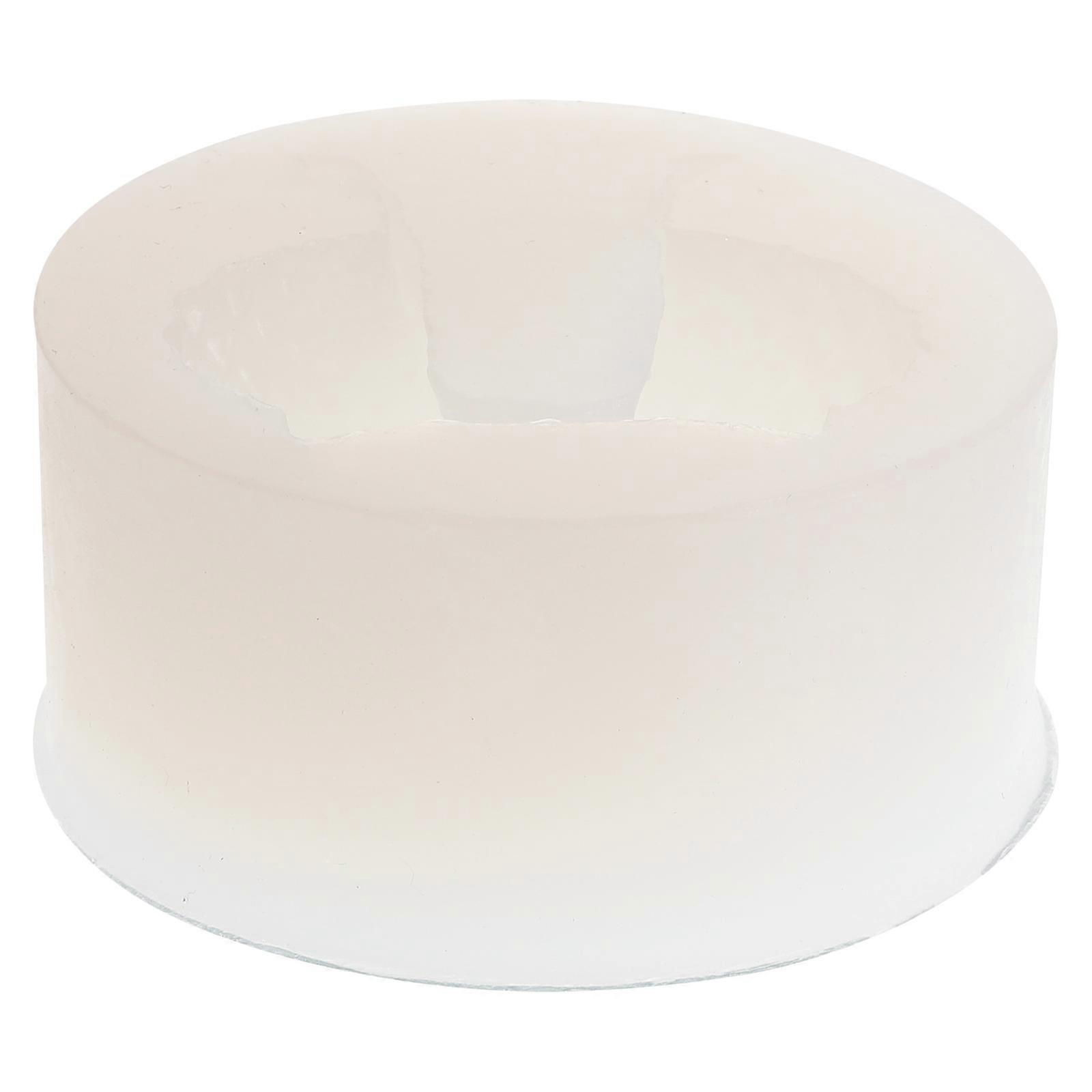 DIY Aromatherapy Crafts Silicone Mold for Candle Soap Making White Color 1pc