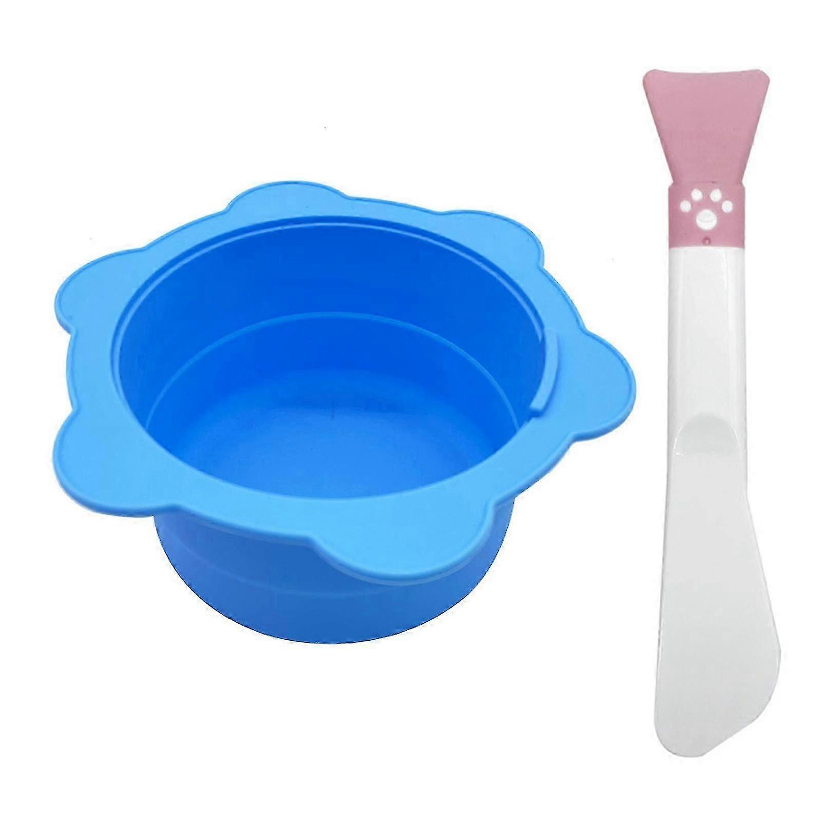 Wax Warmer Liner with Hair Removal Wax Spatula Stick Clear Scale Flower Shape Non-stick Reusable Wax Melt Warmer Wax Pot Replacement for Var