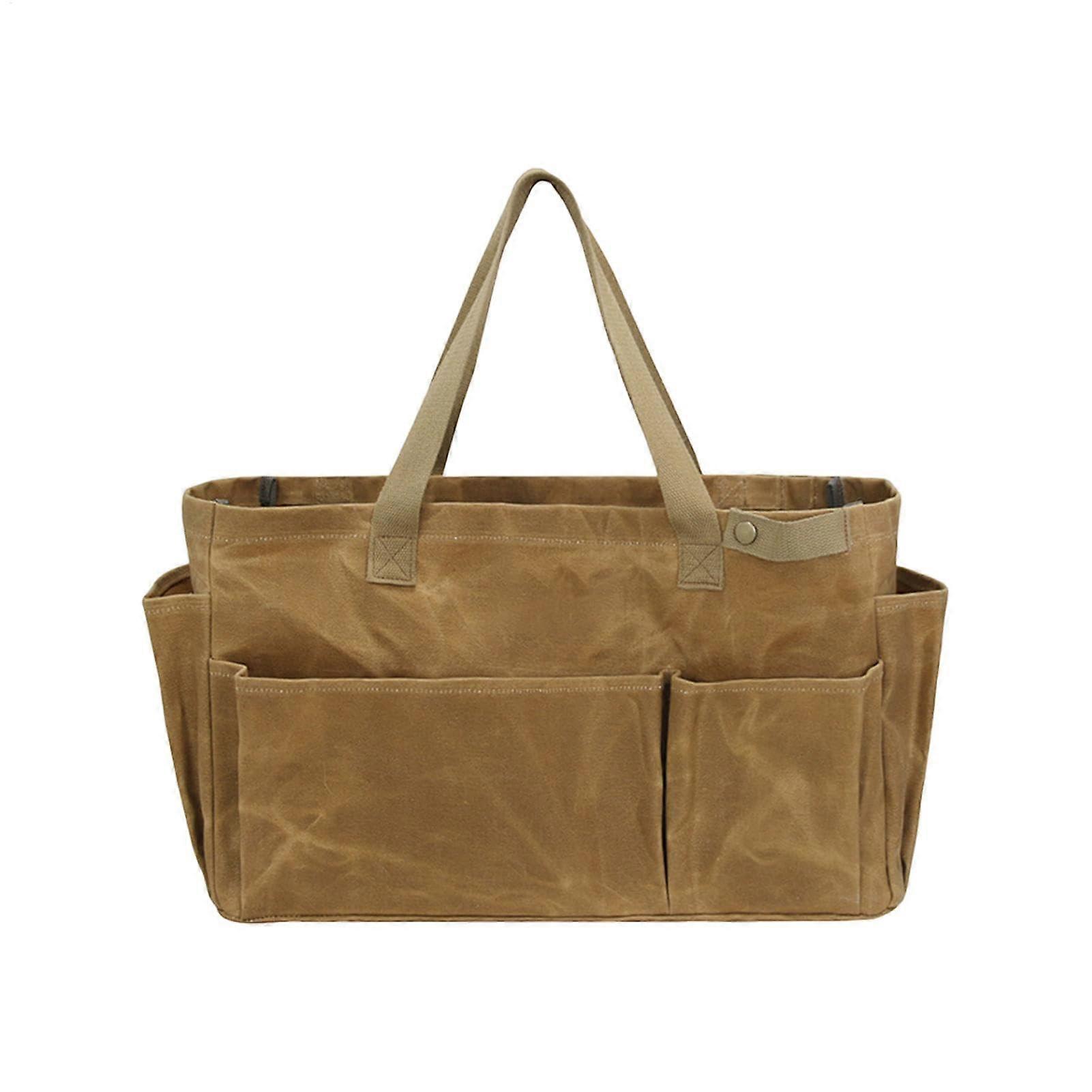Camping utensil bag – waterproof, multifunctional for firewood – portable tool bag, Khaki