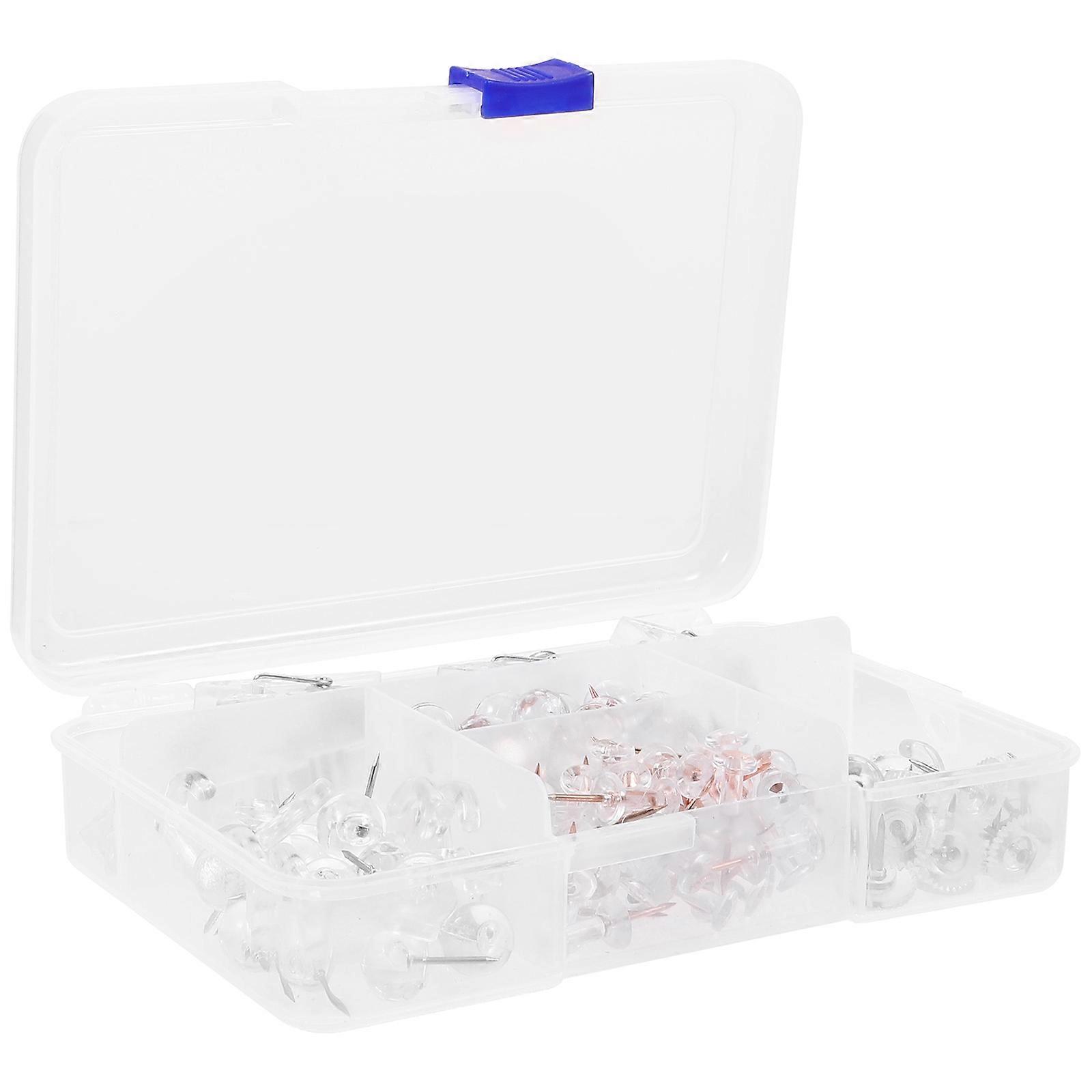 Metal Push Pin Hooks Tacks For Hanging Pictures Office Organization Strong Picture Hooks 140Pcs