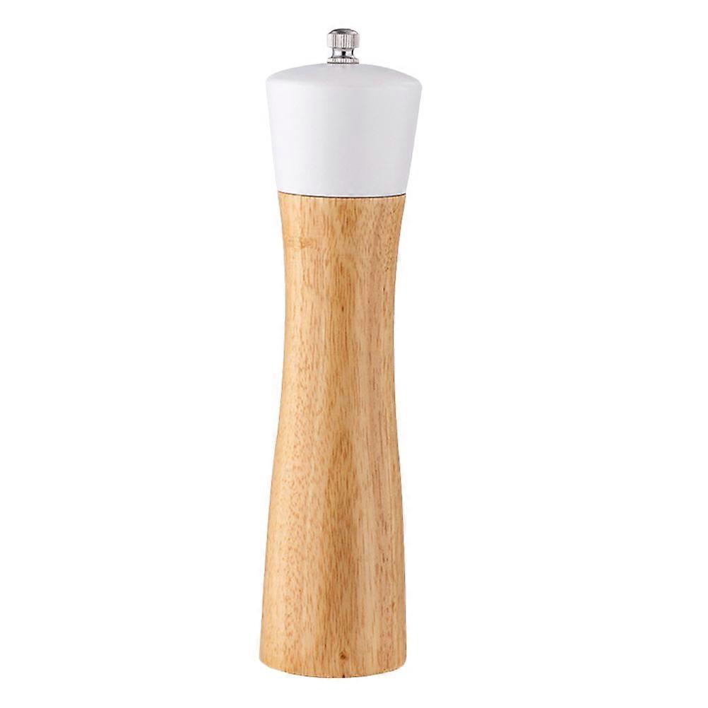 White Pepper Grinder Manual Operation Synthetic Material For Restaurant Use 1Set