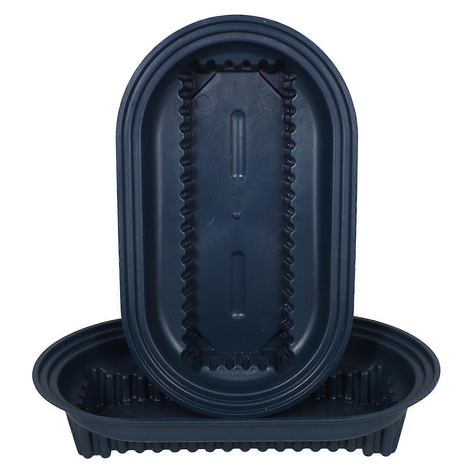 2pcs Floral Foam Mud Tray for Flower Arrangement Moisture Retention Base for Weddings, Parties, Table Decor & Memorial Services Stable Support