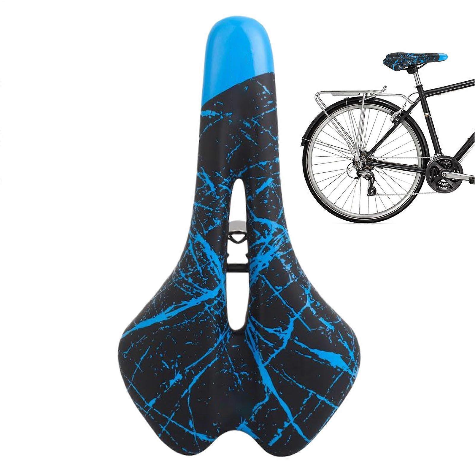 printed bicycle seat replacement, UVresistant, shockabsorbing, blue