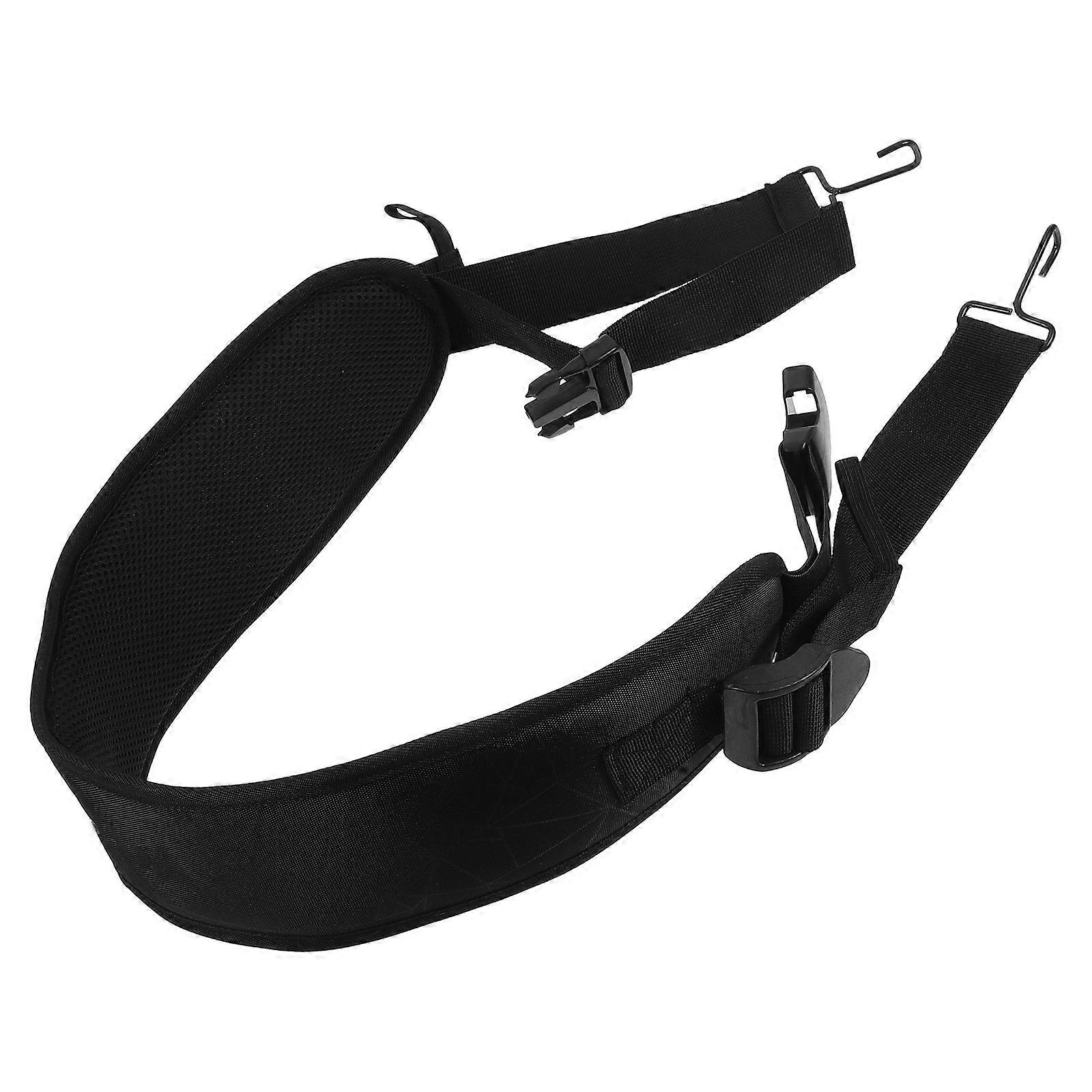 Adjustable Djembe Drum Sling Strap with Hooks Thick Snare Drum Belt, Durable Mesh Design for Hand Drums, Comfortable & Sturdy Percussion Accessory