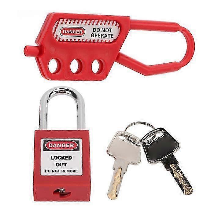 Safety Hasp Lock with 3 Hole Design, Featuring Good Flexibility for Various Applications and Small Size for Easy Installation