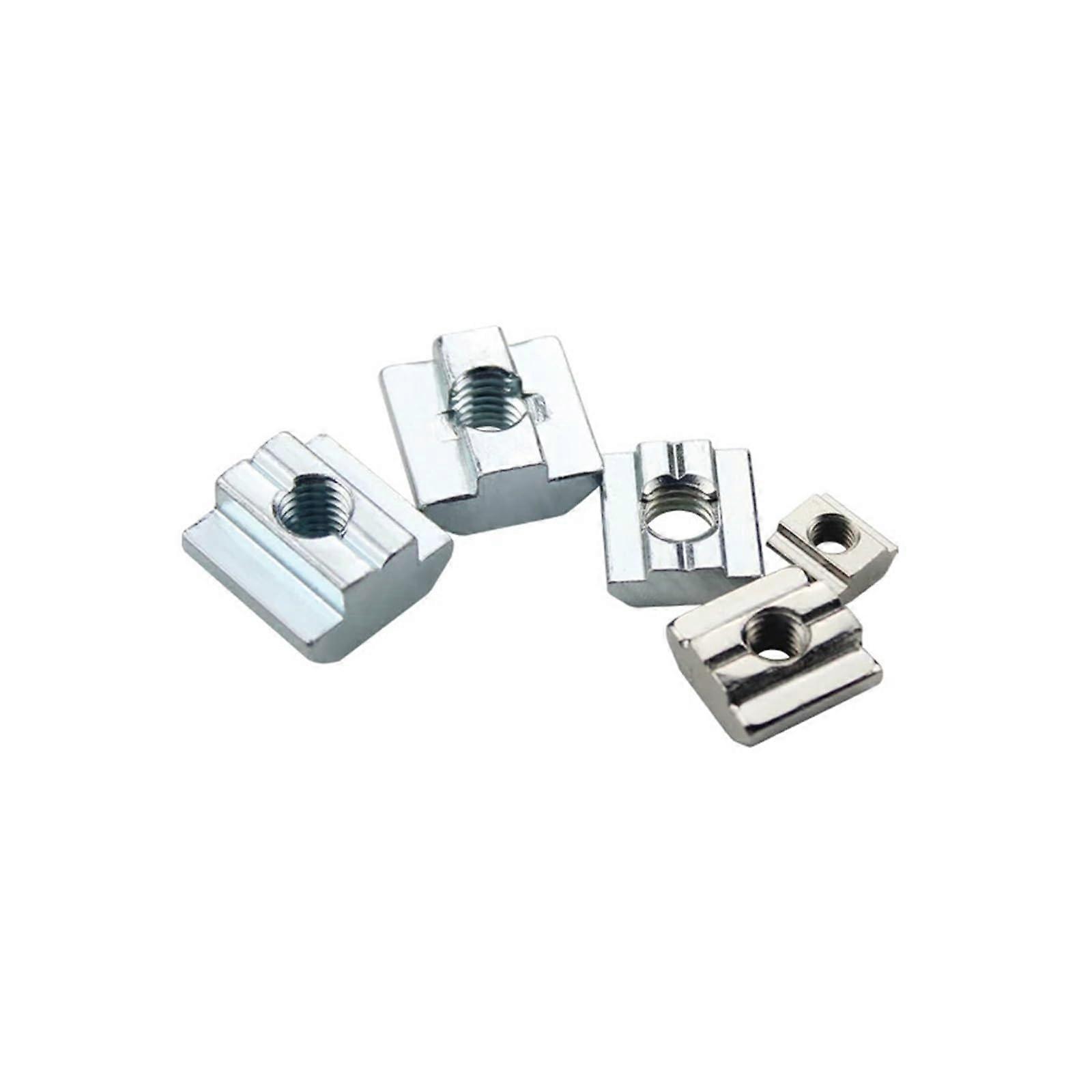T Type Sliding Nut Pack Of 20 For Aluminium Profile 2020 3030 4040 M3 M4 M5 M6 M8 M10 Square Nut