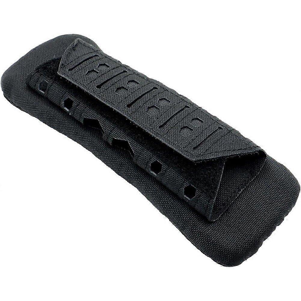 Vest Shoulder Pad Cushion Breathable Mesh For MOLLE Vest Backpack Black