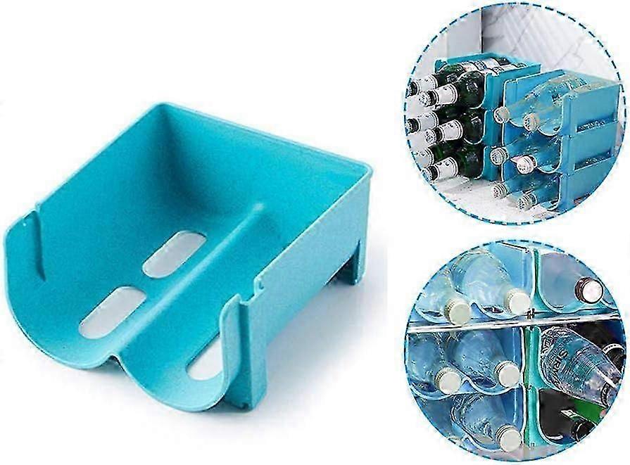 Beer Storage Rack - Stackable Holder for Kitchen Countertops Pantry and Fridge