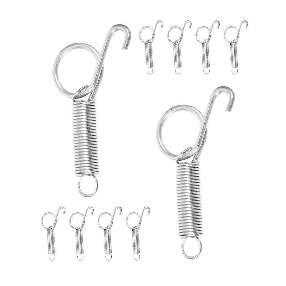 20pcs Metal Spring Latch Hooks for Pet Cage Doors – Multi Functional Finger Ring Design for Secure Fastening of Small Animal, Rabbit, Cat, Dog, or