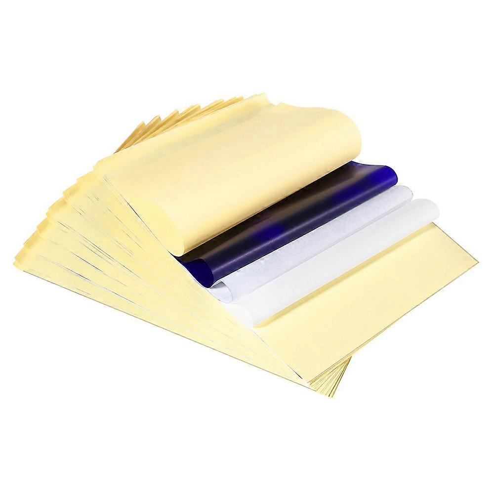 Tracing Paper Transfer Film for Salon Use Assorted Color 29.5 x 21 Cm Heat Transfer Printer Paper 60Pack