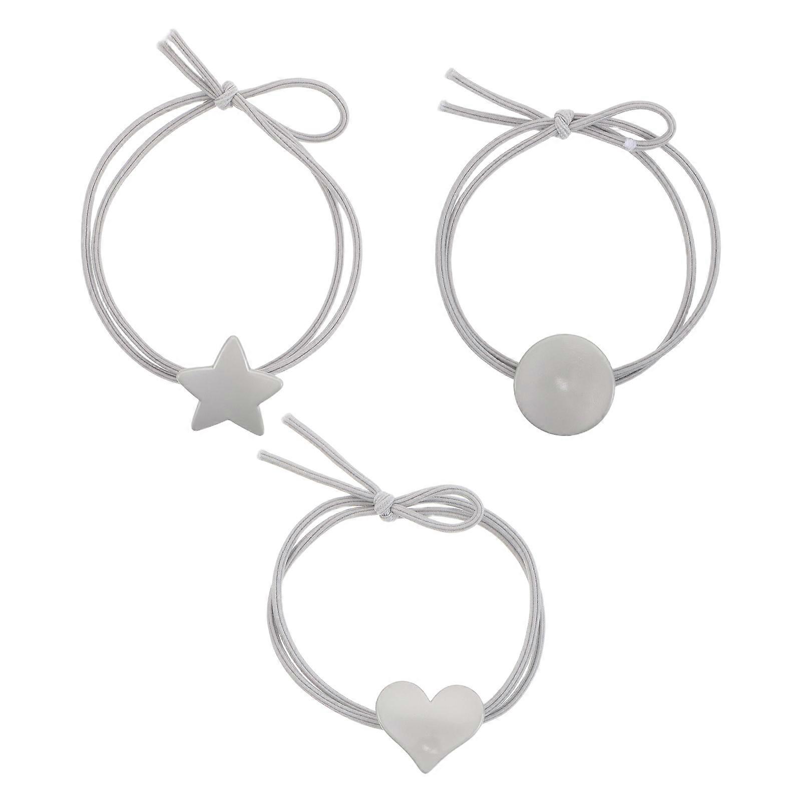 Here's a refined and professional product description for your **No Snag Elastic Hair Ties**:
**3pcs No Snag Elastic Hair Ties – Versatile Star,