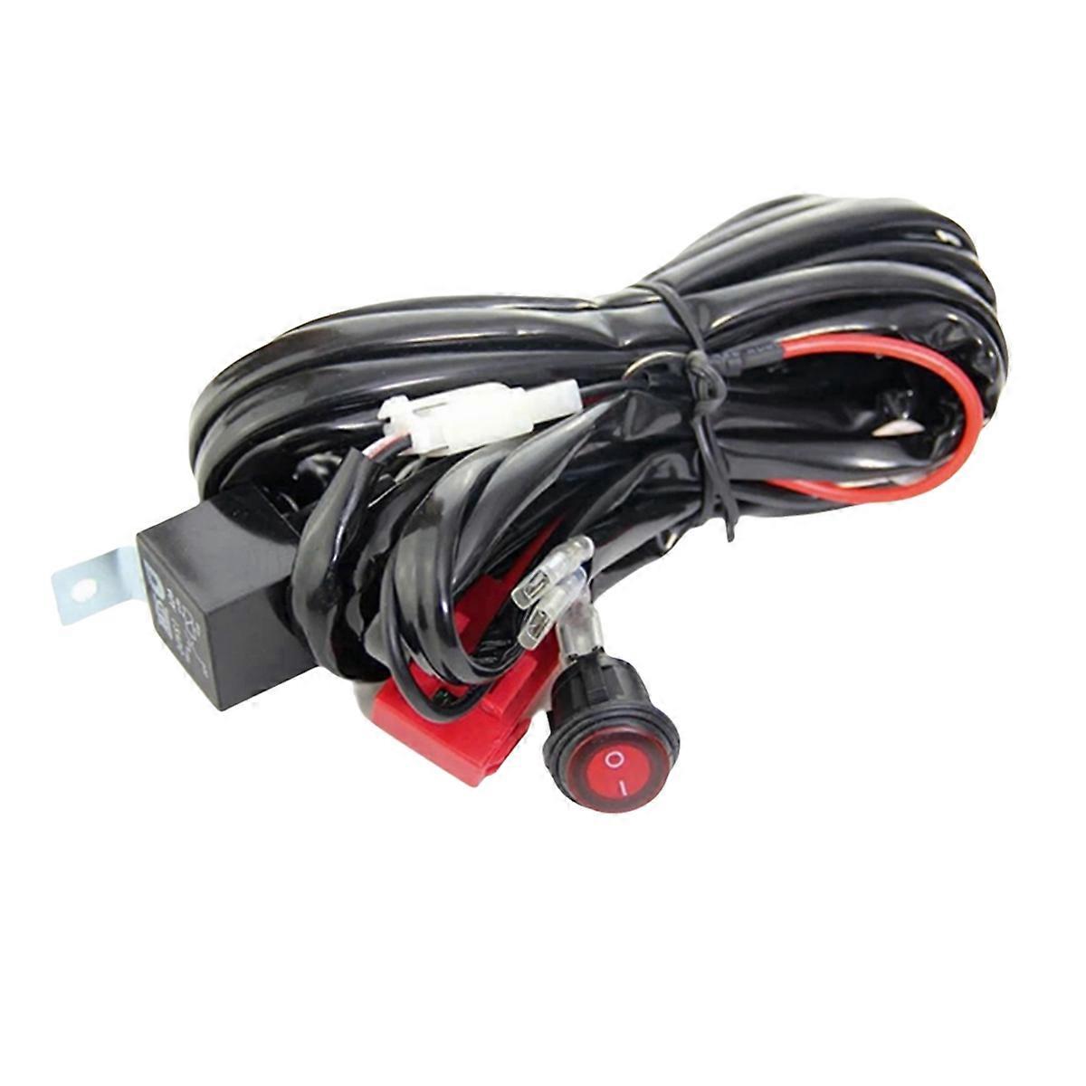 Motorcycle LED Light Bar Wire Harness 12V 40A Light Bar Wire Harness