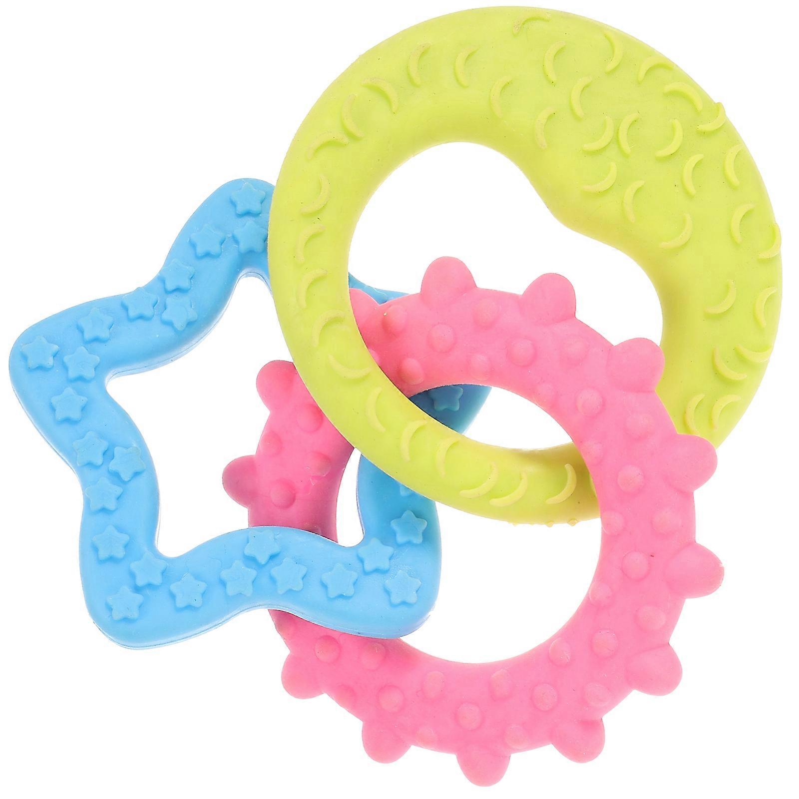 Dog Teething Toy Small Puppy Pacifier Toy Pet Supplies For Daily Use Tpr Material 1Pcs