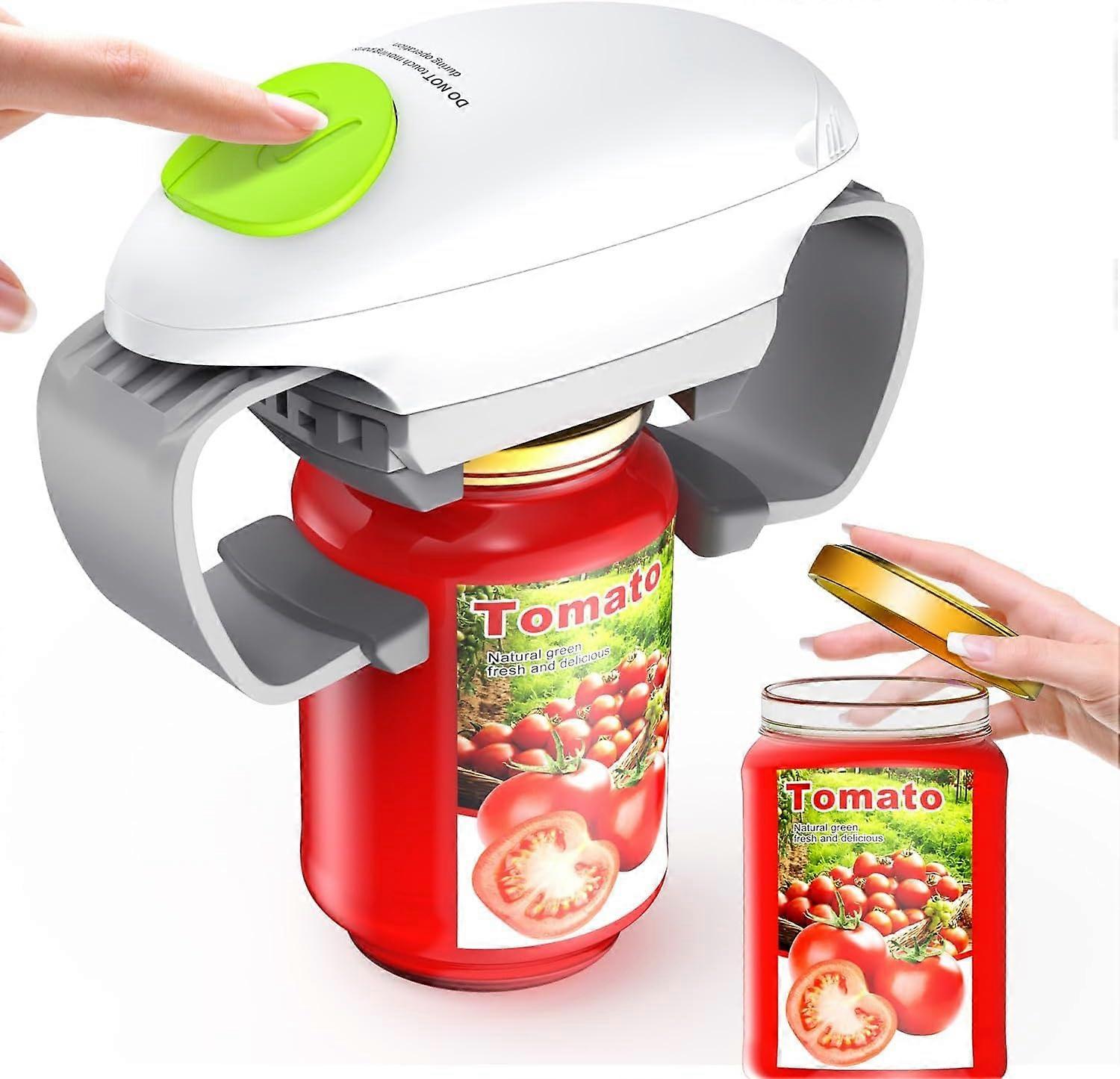 Automatic Jar Opener, Electric Jar Opener, One Touch Automatic Open, Kitchen Helper Tool for  Sealed Jars