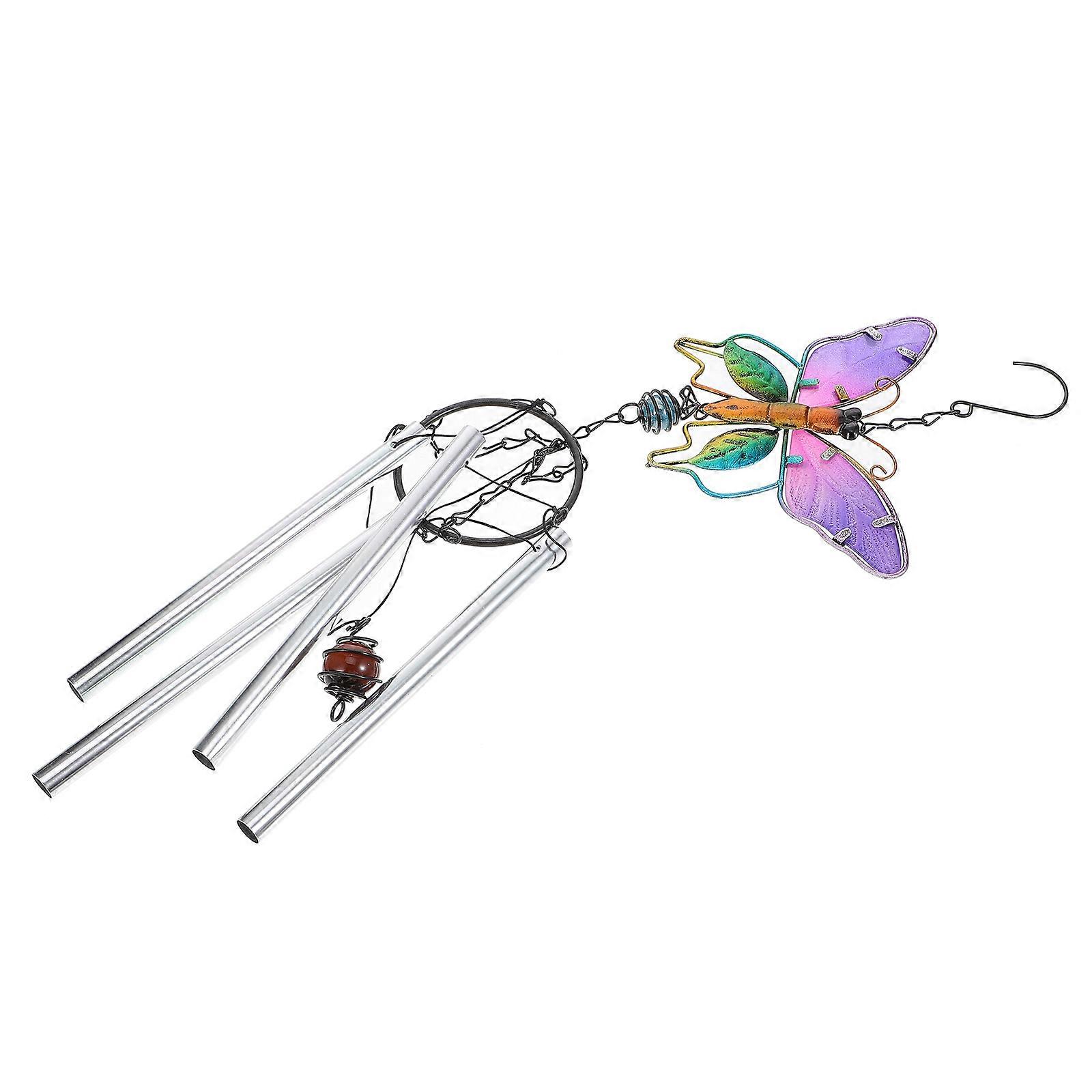 Hanging Wind Bell Iron Wind Chime Pendant For Wall And Tree 30x16x4cm 1Set