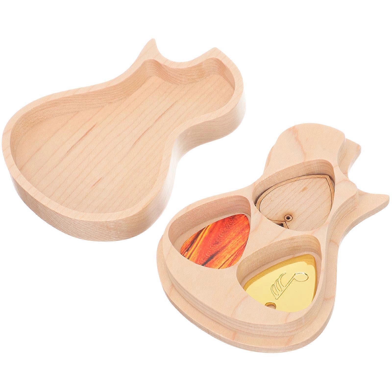 Guitar Plectrum Holders Picks Organizer Portable For present Giving Guitarists 1Set