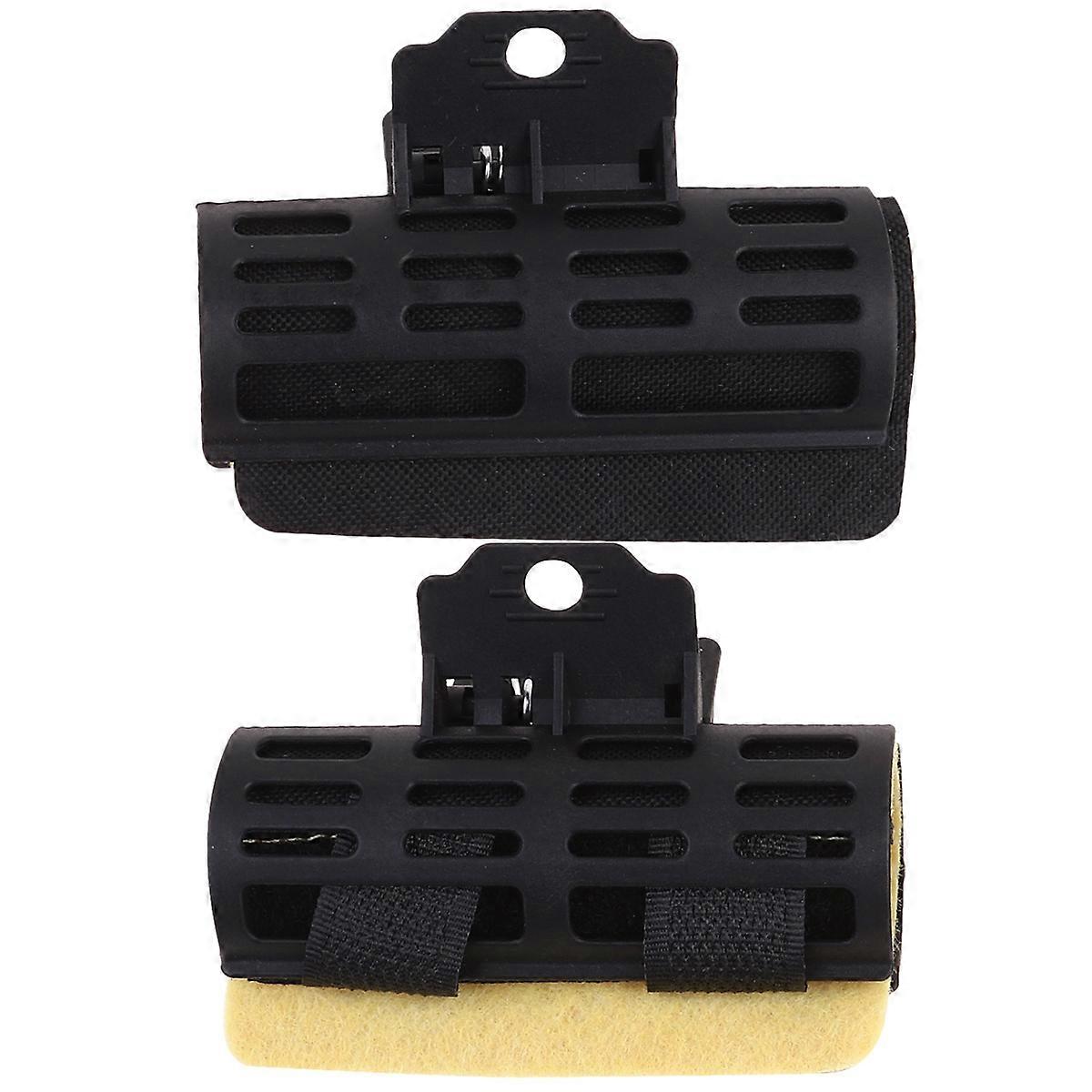 High Temperature Resistant Hairdressing Clips with Insulation Cotton Pad for Styling and Perming – Durable Salon and Home Use Hair Clips Set of 4