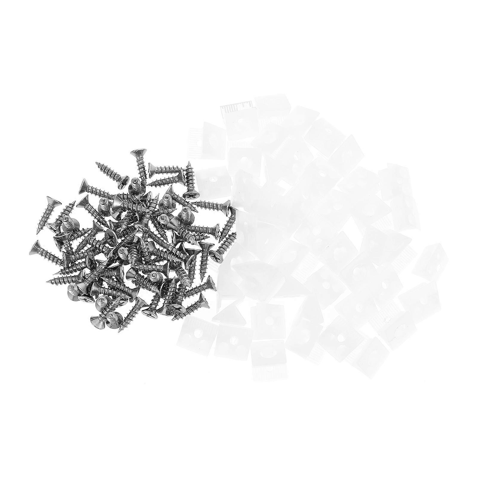Cabinet Angle Brackets Plastic Material Fastening Function For Furniture Tables 120 Sets